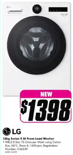 The Good Guys Series 9 Al Front Load Washer offer
