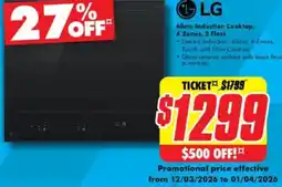 The Good Guys Induction Cooktop offer