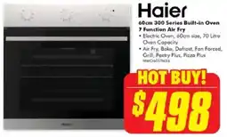 The Good Guys Haier 300 Series Built-in Oven 7 Function Air Fry offer