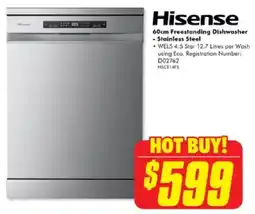 The Good Guys Freestanding Dishwasher Stainless Steel offer
