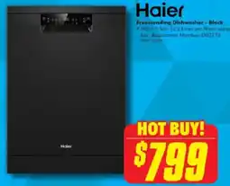 The Good Guys Freestanding Dishwasher Black offer