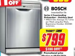 The Good Guys Series 2 Freestanding Dishwasher Stainless Steel offer