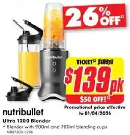 The Good Guys Ultra 1200 Blender offer