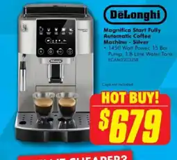 The Good Guys Magnifica Start Fully Automatic Coffee Machine Silver offer