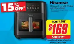 The Good Guys Air fryer with Window and Colour display offer