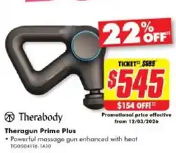 The Good Guys Theragun Prime Plus offer
