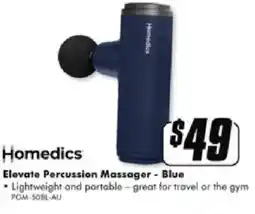 The Good Guys Elevate Percussion Massager Blue offer