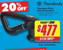 The Good Guys Theragun Prime 6th Generation offer