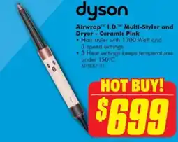 The Good Guys Airwrap i d multi styler and dryer ceramic pink offer