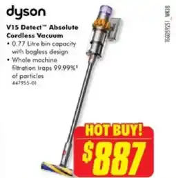 The Good Guys V15 Detect Absolute Cordless Vacuum offer