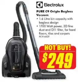 The Good Guys Pure c9 origin bagless vacuum offer
