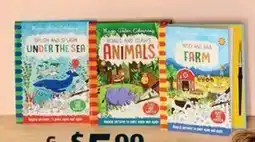 ALDI Magic Water Colouring Books offer