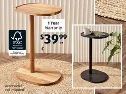ALDI C Shaped Side Table offer