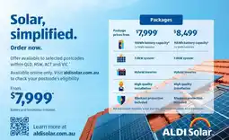 ALDI Solar simplified offer