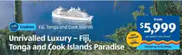 ALDI Unrivalled Luxury Fiji Tonga and Cook Islands Paradise offer
