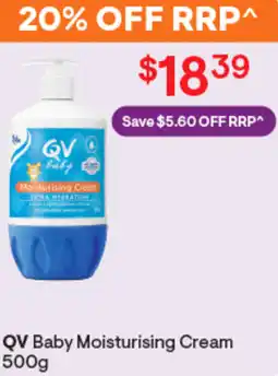 Discount Drug Stores Qv baby moisturising cream offer