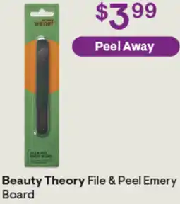 Discount Drug Stores Beauty theory file & peel emery board offer