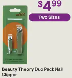 Discount Drug Stores Beauty theory duo pack nail clipper offer