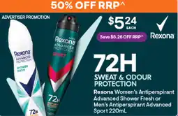 Discount Drug Stores Rexona women's or men's offer