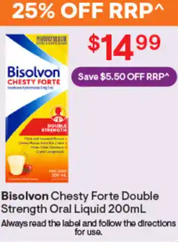 Discount Drug Stores Bisolvon chesty forte double strength oral liquid offer