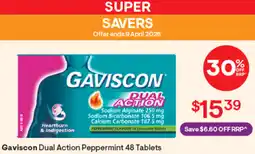 Discount Drug Stores Gaviscon dual action peppermint offer