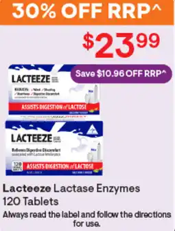 Discount Drug Stores Lacteeze lactase enzymes offer