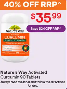 Discount Drug Stores Nature's way activated curcumin offer