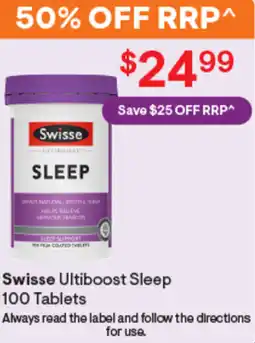 Discount Drug Stores Swisse ultiboost sleep offer