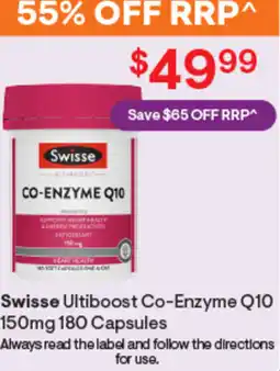 Discount Drug Stores Swisse ultiboost co-enzyme q10 offer