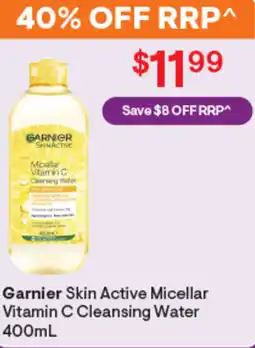 Discount Drug Stores Garnier skin active micellar vitamin c cleansing water offer