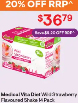 Discount Drug Stores Medical vita diet wild strawberry flavoured shake offer