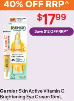Discount Drug Stores Garnier skin active vitamin c brightening eye cream offer