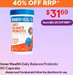 Discount Drug Stores Inner health daily balance probiotic offer