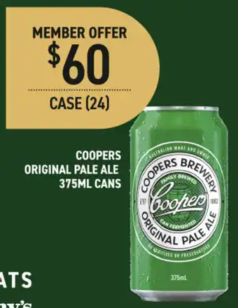 Dan Murphy's Coopers original pale ale offer