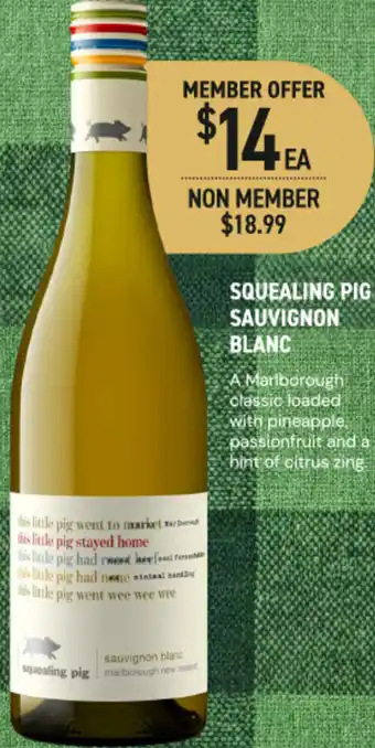 Dan Murphy's Squealing pig sauvignon blanc offer