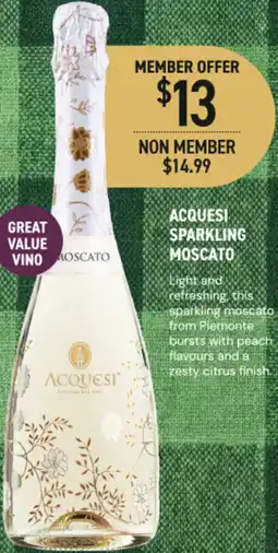 Dan Murphy's Acquesi sparkling moscato offer
