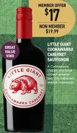 Dan Murphy's Little giant coonawarra cabernet sauvignon offer