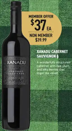 Dan Murphy's Xanadu cabernet sauvignon offer