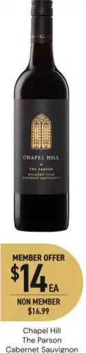 Dan Murphy's CHAPEL HILL The Parson Cabernet Sauvignon offer