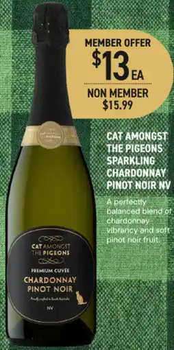 Dan Murphy's Cat amongst the pigeons sparkling chardonnay pinot noir nv offer