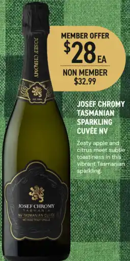 Dan Murphy's Josef chromy tasmanian sparkling cuvée nv offer