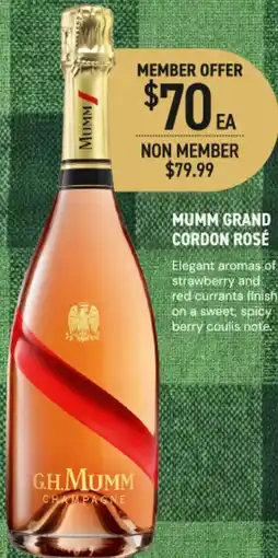 Dan Murphy's Mumm grand cordon rosé offer