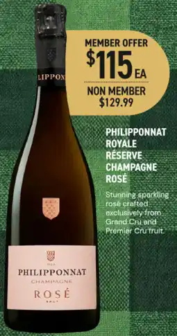 Dan Murphy's Philipponnat royale réserve champagne rose offer