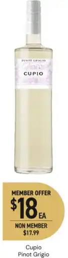 Dan Murphy's Cupio Pinot Grigio offer