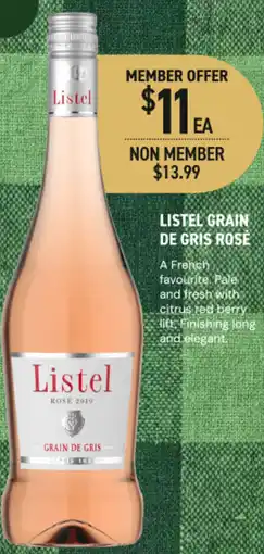 Dan Murphy's Listel grain de gris rosé offer