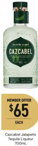 Dan Murphy's Cazcabel Jalapeño Tequila Liqueur offer
