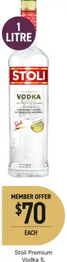 Dan Murphy's Stoli Premium Vodka offer