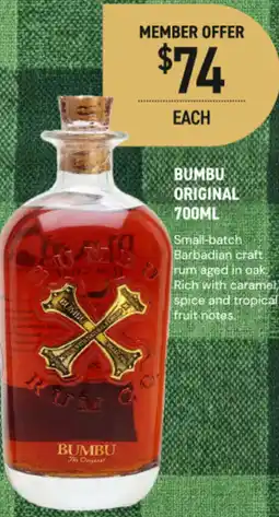 Dan Murphy's Bumbu original offer