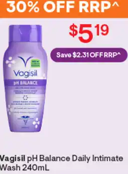 Discount Drug Stores Vagisil ph balance daily intimate wash offer