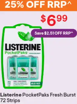 Discount Drug Stores Listerine pockeypaks fresh burst offer